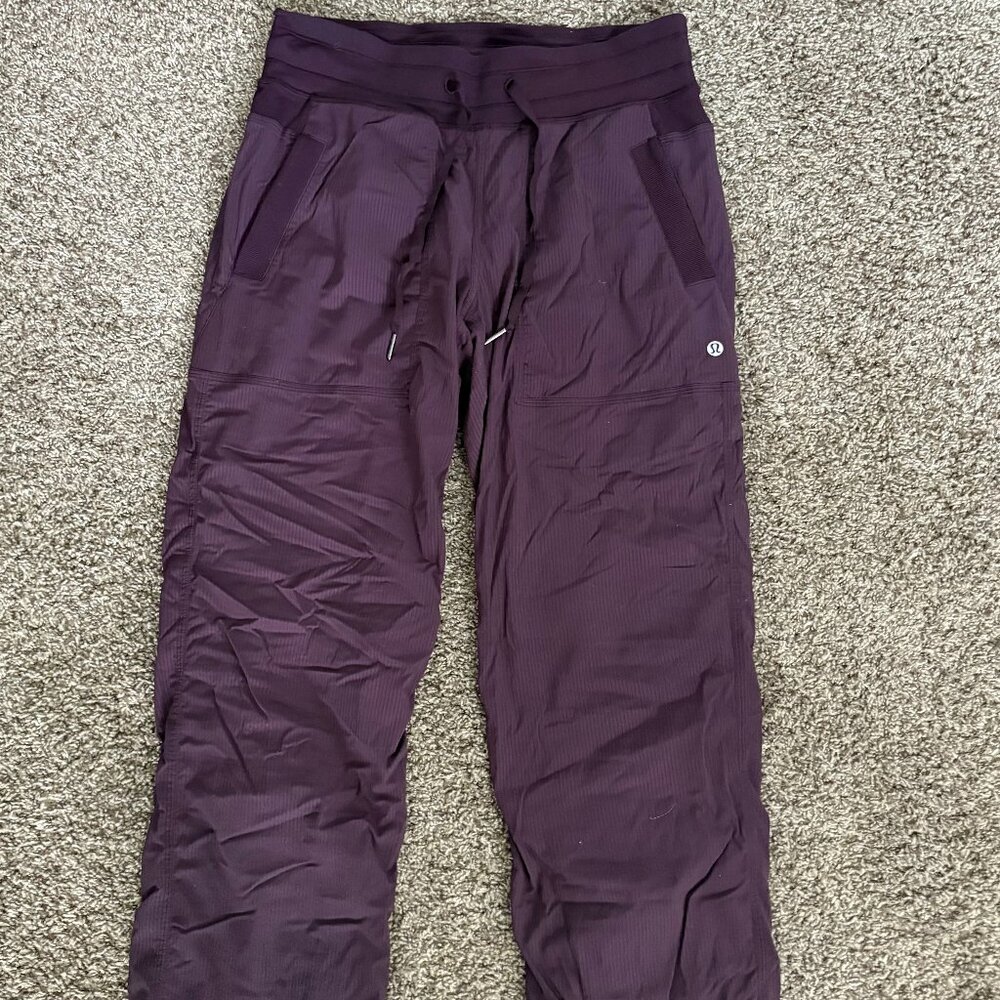 Lululemon Mid Rise Dance Studio Pants Purple